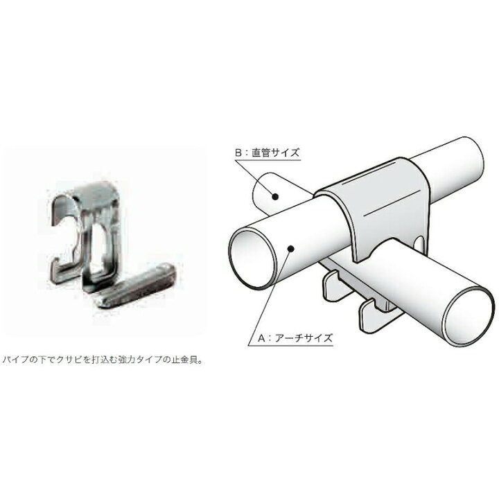 直営ストア 農業用品販売のプラスワイズ300個 パイプハウス 部品 KGTバンド 19.1×19.1mm 農業用品 佐藤産業 SATOH カ施