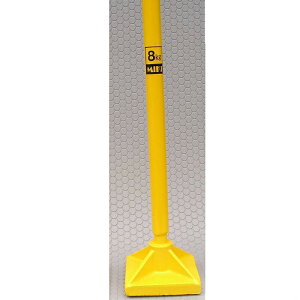 アスファルト タンパー 突き 固め MIKI 8k 15cm×15cm×117cm 8kg 三冨 D