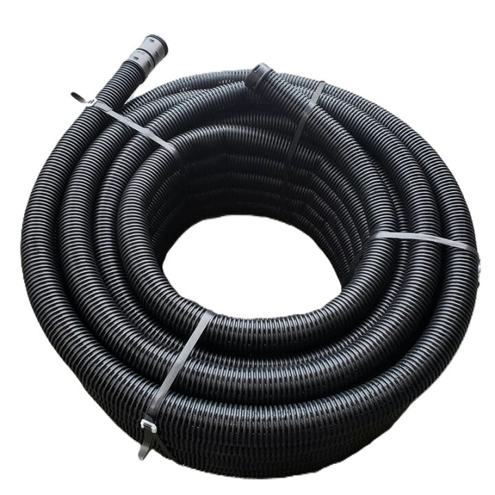 楽天市場】暗渠パイプ 直径60mm 50m 有孔 キャップ付 ソケット付 PE  