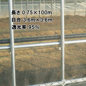 0.75m x 100m サンサンはち ネット HM-3388 受粉 用 マルハナバチ の 逃亡防止 、 防虫 日本ワイドクロス タS 代引不可