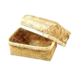 竹アジロ弁当箱 中 深型 竹編み 竹製 ランチボックス お弁当 おにぎり 小物入れ 天然素材 35082 小柳産業 H