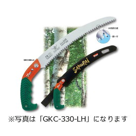 【8/1〜最大100%Pバック抽選で要エントリー】SAMURAI (サムライ) 鋸 弁慶シリーズ GKC-240-LH 曲刃タイプ 荒目 刃長 240mm ピッチ 4.0mm ノコギリ のこぎり 剪定 三冨D