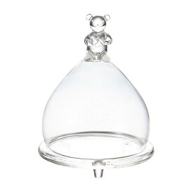 6個 ベアーグラスドーム SS FR-505 直径10×14.5cm ガラス ドーム フラワーベース 花材 花器 花瓶 アレジメント 松K 代引不可
