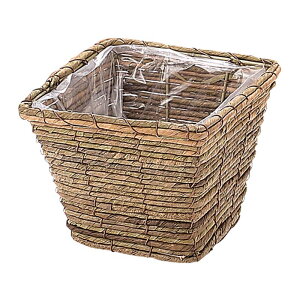 �y5/31�܂ŃG���g���[�ōő�100%P�o�b�N�z6�� ���� �o�X�P�b�g 4�� 16.5×13.5cm 29-254 �u���E�� �t�����[�x�[�X �J�S �ԍ� ��K ����s��