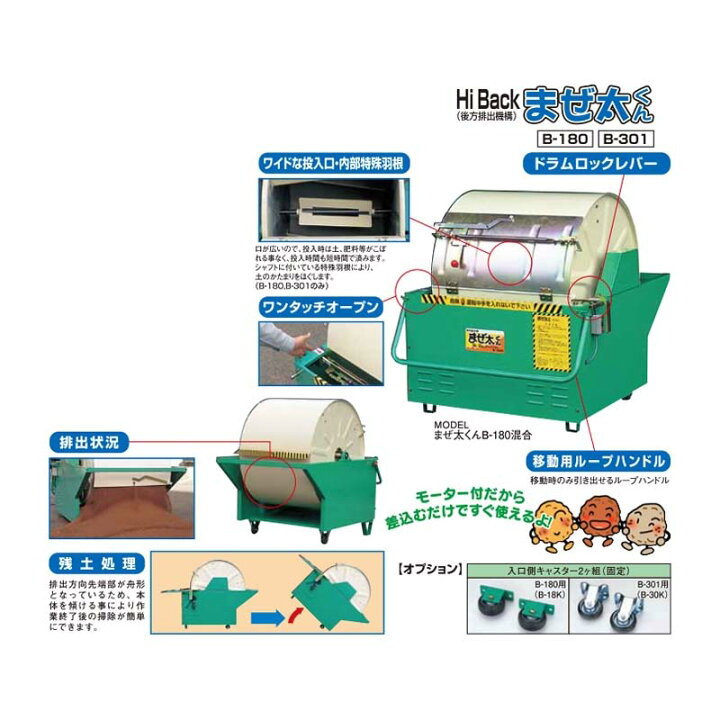 楽天市場】【4/30までエントリーで最大100%Pバック】ドラム回転式 肥料 