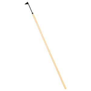 立ったまま首長草取り鎌 75mm 刃物鋼 10140 鍬 鎌 ホー かま 長柄 除草 草削り 燕三条製 浅野木工所 H