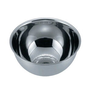 ボウル 18-8 米とぎボール 24cm 米研ぎ 洗米 水切り 調理器具 スS 代引不可