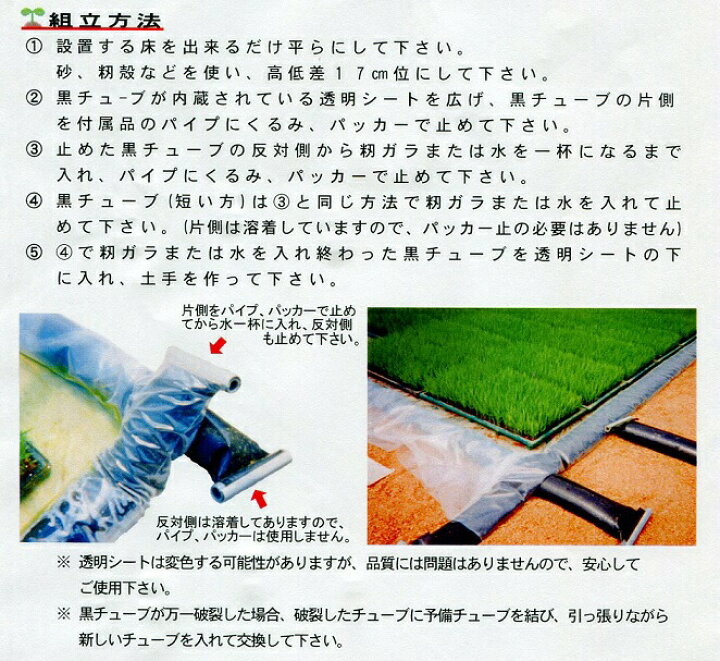 楽天市場】ぷーるっこ 育苗プールシート (Aタイプ シート2枚) 育苗箱 