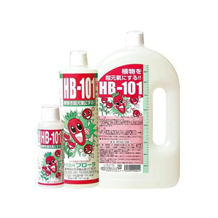 楽天市場】HB-101 1L フローラ 原液 HB101 天然植物活性剤 活力液 液肥  