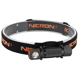 Nicron H10RPro 脱着式ヘッドライト 450LM 充電式 幅92mm LED 簡単 脱着 手持ち ヘッド アウトドアライト ニクロン 福KD