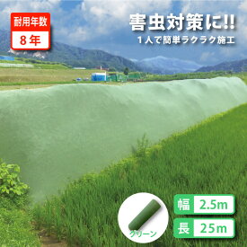雑草抑制 おまかせネット グリーン 幅2.5m×25m巻 耐用年数 8年 雑草 草 植物 害虫 対策 抑制 雑草対策 害虫対策 軽減 法面 畦畔 崩壊なし シート より 簡単 施工 おまかせねっと ネット 緑 大一工業 北海道不可 代引不可