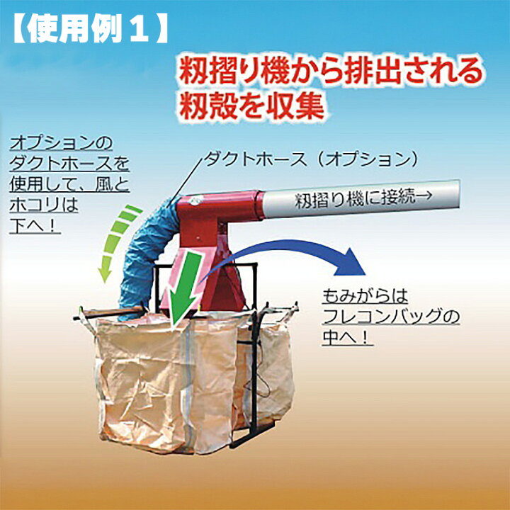 楽天市場】【4/30までエントリーで最大100%Pバック】籾殻収集器 BIG-1L 