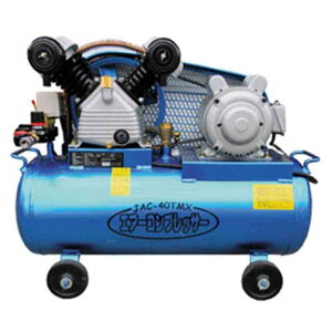 ベルト式2 シリンダー エアーコンプレッサー SP-40TMX 39.5L 2気筒 単相100V 和コーポレーション 北海道不可 代引不可