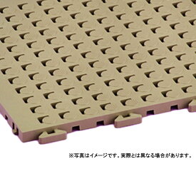 個人宅配送不可 ふわっとスノコ 本駒 30 × 30 (cm) 色：パールアイボリー 水はけ 安全 カーペット 大一産業 共B 代引不可