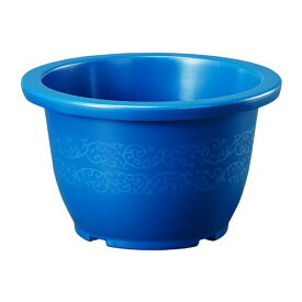 10個 りん鉢 15号 ブルー ポット 鉢 多様なサイズ ベーシックポット ヤマト タS 個人宅配送不可 代引不可 大和