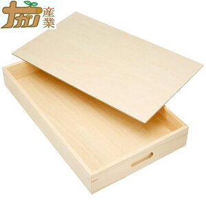白木 もち・そば保存箱 30×50cm パン お菓子 麺 餅 ナガノ産業 代引不可