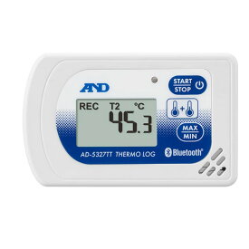 A&D Bluetooth内蔵温度 湿度データロガー さーもろぐ AD-5327TT 温度測定範囲 T1 -30.0～70.0℃ 計測 計量 測量 デジタル エーアンドディー 宇N 代引不可