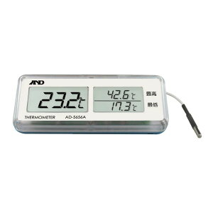A&D 組込み型 最高 最低温度計 AD-5656A 測定範囲 -40℃〜+99.9℃ 計測 計測器 計量 測量 測定 電子 デジタル エーアンドディー 宇N 代引不可