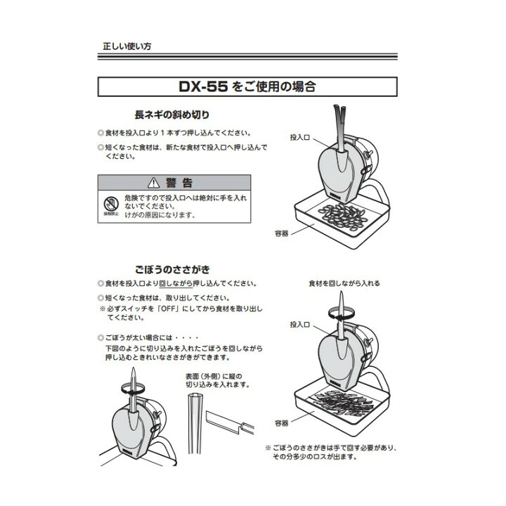 楽天市場】ささがきスライサーミニ DX-55 ドリマックス DREMAX 電動 