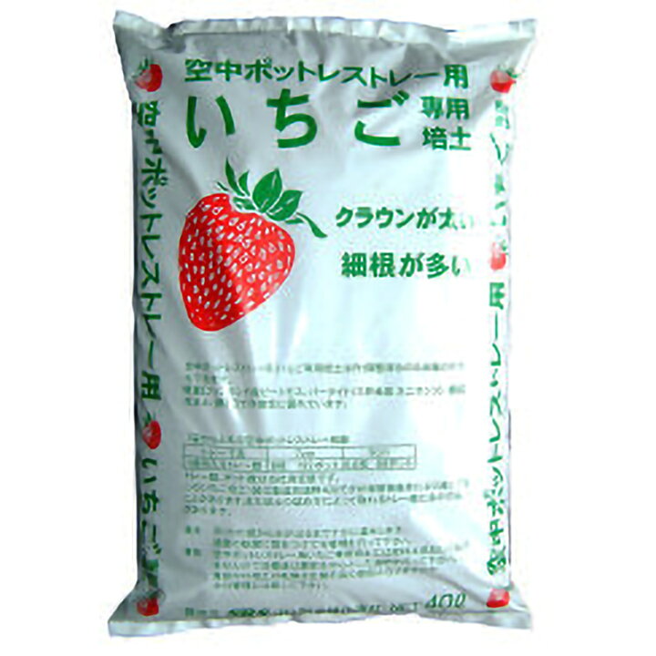 楽天市場】いちご専用培土 種まき育苗培土 イチゴ用 40L 無肥料 阪中  