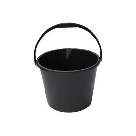 40個 バケツ 10L 黒 プラスチック製 安全興業 個人宅配送不可 代引不可