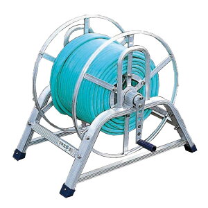 ハラックス マキ太郎 DR-100 アルミ製ホース巻取器 直径8.5mm 動噴ホース用 防J 個人宅配送不可 代引不可
