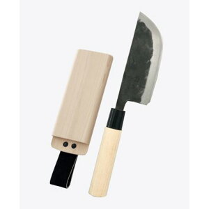 豊稔光山作 先刃改良型 黒打収穫包丁 鞘あり HT-8507 全長 135mm 豊稔企販 収穫 白菜 日本製