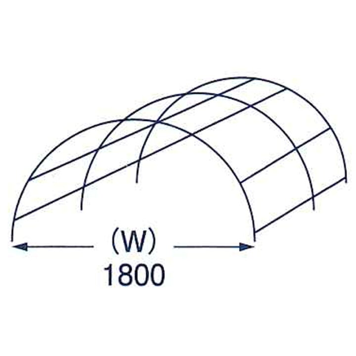 楽天市場】400枚 トンネルメッシュ D型 完成品 3.2×1800×2460mm ブドウ 