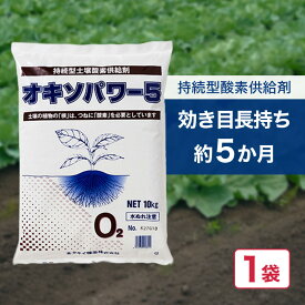 オキソパワー5 酸素供給剤 10kg 国産 発根促進 根張り 肥料 吸収率 向上 効き目 長持ち 酸素供給 梅雨 台風 豪雨 対策 タキイ種苗 個人宅配送不可 代引不可