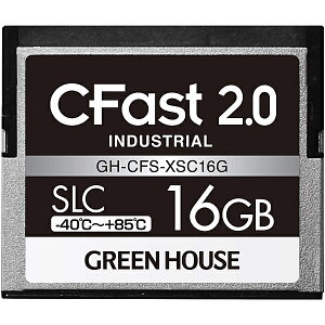 GREEN HOUSE GH-CFS-XSC16G CFast2.0 SLC -40x85x 16GB 3Nۏ