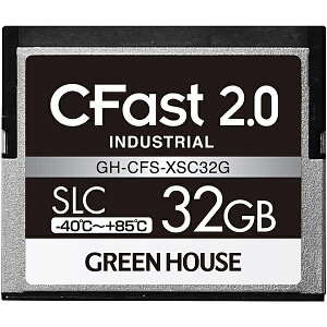 GREEN HOUSE GH-CFS-XSC32G CFast2.0 SLC -40x85x 32GB 3Nۏ
