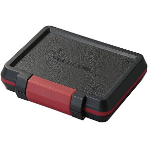ELECOM CMC-SDCHD01BK J[hP[X/ n[h/ SD8+microSD8[/ ubN