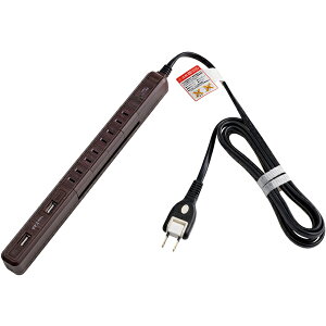 ELPA WBS-SL402USB(WD) 4P2m�X������]USB�^�b�v �ؖ�