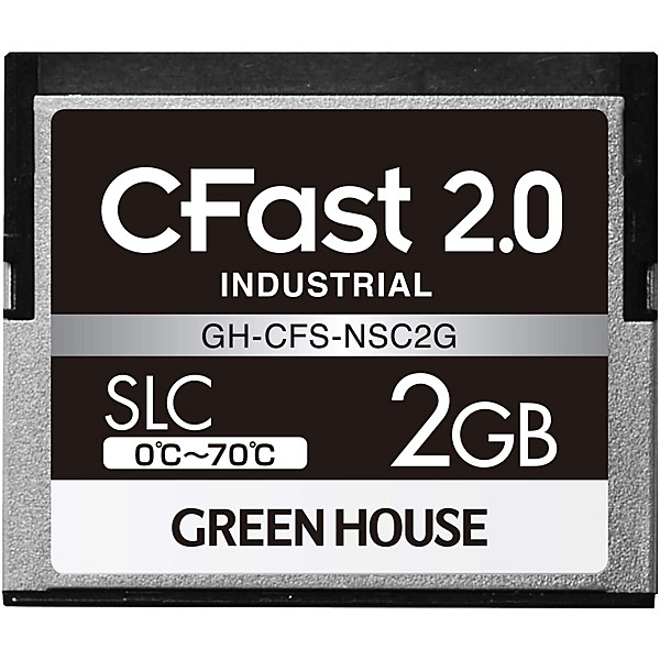 【送料無料】GREEN HOUSE GH-CFS-NSC2G CFast2.0 SLC 0度～70度 2GB 3年保証【在庫目安:お取り寄せ】
