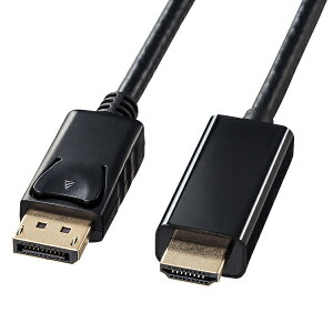 �T�����T�v���C KC-DPHDA10 DisplayPort-HDMI�ϊ��P�[�u���i�u���b�N�E1m�j