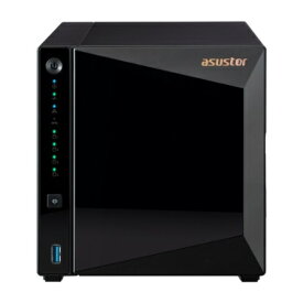 ASUSTOR AS3304T DRIVESTOR 4 Pro NAS 4ベイ Realtek RTD1296 クアッドコア 1.4GHz 2GB DDR4 2.5 Gigabit Ethernet (2.5G/ 1G/ 100M) x 1 USB 3.2 Gen 1 x3 Wake-on-LAN 3年保証