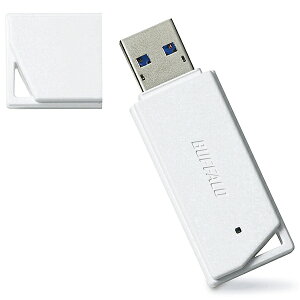 obt@[ RUF3-K64GB-WH USB3.1iGen1j/ USB3.0Ή USB[ o[f 64GB zCg