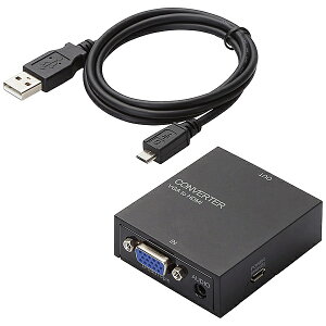 ELECOM AD-HDCV03 AbvXLRo[^[/ 3.5/ VGA-HDMI/ HDMI1.3