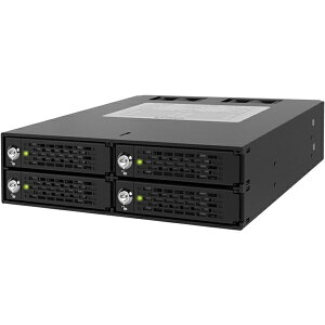 ICY DOCK MB994SK-1B ICYDOCK 4x2.5C` SATA/ SAS HDD/ SSDڗp[ouP[X@5.25C`xCTCY@L[bNtf