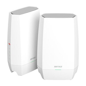 obt@[ WNR-5400XE6P/2S AirStation Wi-Fi 6E ΉgCoh[^[ 2Zbg