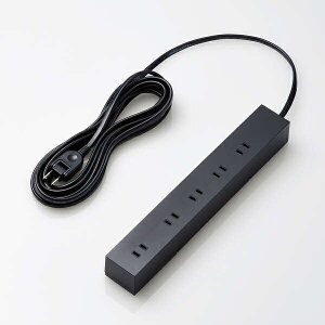 ELECOM T-KF04-21050BK ��]�@�\�^�b�v/ ���T�[�W�t/ �z�R���V���b�^�[�t/ �Œ聕�݉��\/ ���5��/ ����5��/ �v10��/ 5.0m/ �u���b�N