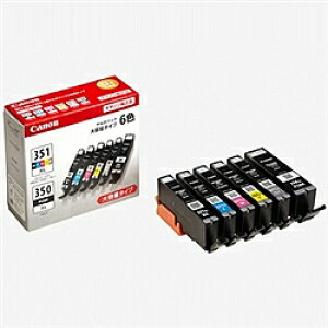 Canon 6552B002 �C���N�^���N BCI-351XL(BK/ C/ M/ Y/ GY)+BCI-350XL �}���`�p�b�N�i��e�ʁj