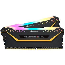 コルセア(メモリ) CMW16GX4M2C3200C16-TUF DDR4 3200MHz 8GBx2 288pin DIMM Unbuffered 16-18-18-36 Vengeance RGB PRO black Heat spreader