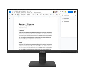 ���m�{�E�W���p�� 64CBKAR6JP ThinkVision S22-4e (21.5�^���C�h�t���f�B�X�v���C/ 1920×1080/ VGA�AHDMI/ �u���b�N/ �X�s�[�J�[�F�Ȃ�/ 3�N�ԃt���ۏ�/ �L����pIPS�p�l���̗p)