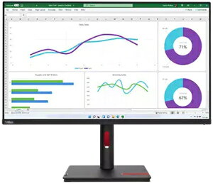 m{EWp 63D2GAR1JP ThinkVision T32p-30 i31.5^/ 3840×2160/ DisplayPort x1AHDMI x1AUSB Type-C x1/ / Xs[J[Ȃj