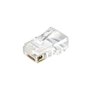 ELECOM LD-RJ45T100V2 ����pRJ45�R�l�N�^�[/ Cat5e�Ή�/ �P���E���������Ή�/ �c���܂�h�~/ 100��/ �n�[�t�N���A