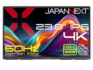 JAPANNEXT JN-MD-IPS238U-C6 �t���f�B�X�v���C 23.8�^/ 3840×2160/ HDMI×1�AUSB-C×2/ �u���b�N/ �X�s�[�J�[�L/ 2�N�ۏ�