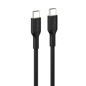 belkin CAB023fq2MBK BoostCharge USB-C to USB-C �P�[�u�� 60W 2M �u���b�N