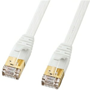 �T�����T�v���C KB-FLU7-01W CAT7�E���g���t���b�gLAN�P�[�u���i1m�E�z���C�g�j