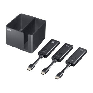�T�����T�v���C VGA-EXWHD12SET 4K�Ή����C�����XHDMI�G�N�X�e���_�[�iHDMI���M�@2��E���[BOX�Z�b�g�j